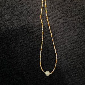 Multicolor Beaded Necklace, pearl necklace